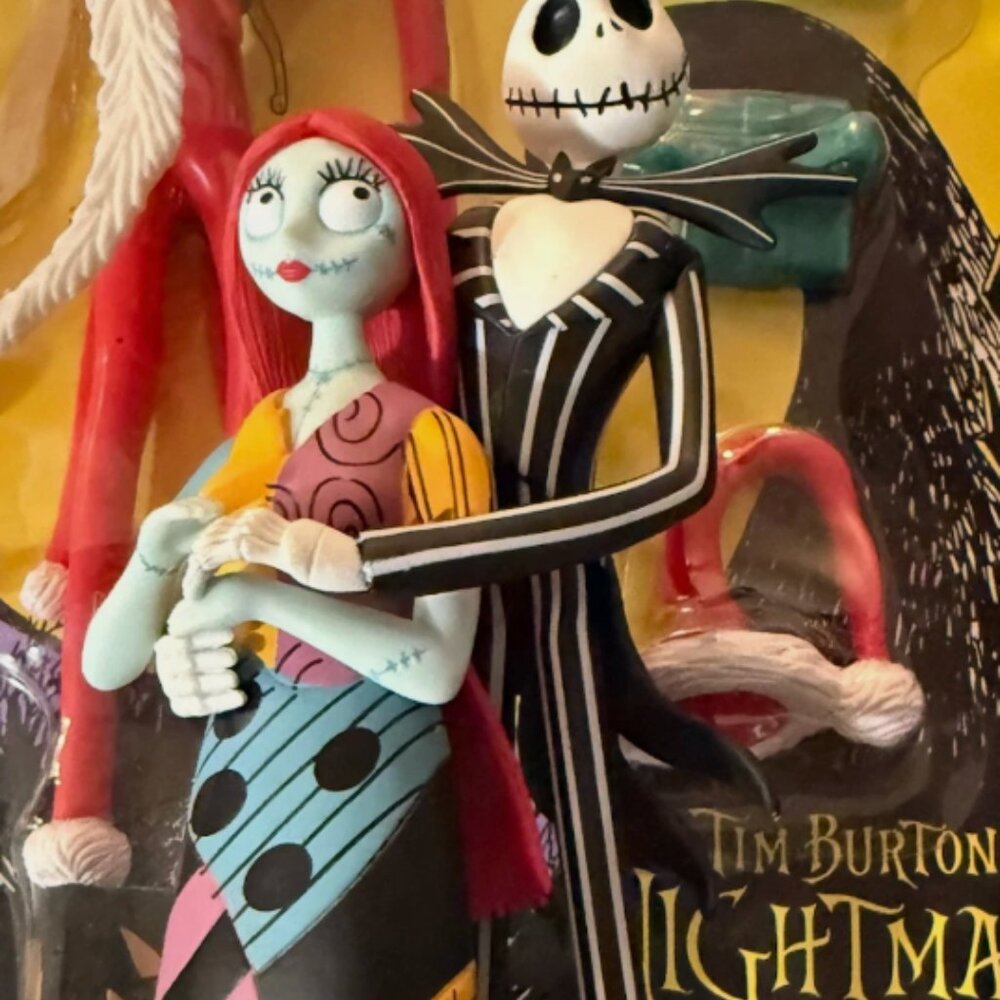 Disney nightmare before christmas 30th anniversary Jack & Sally 7" Vinyl Figure